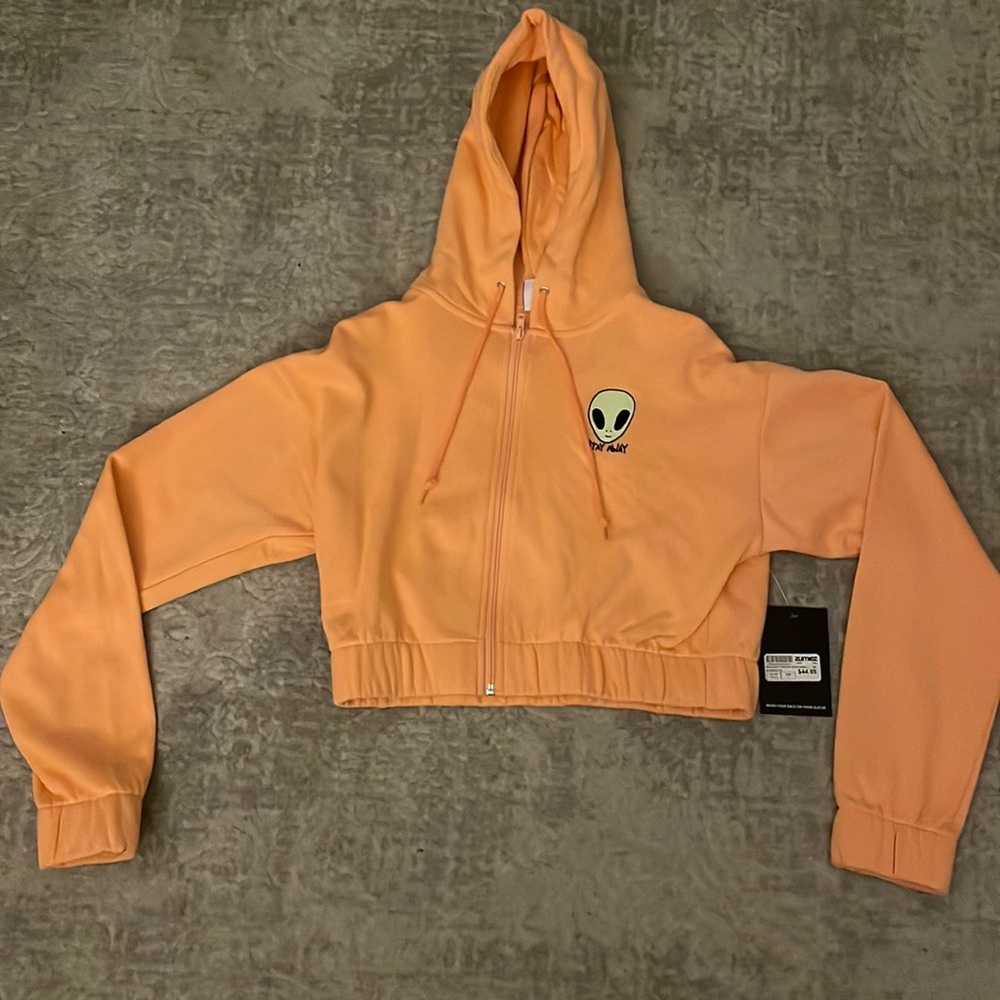 Cropped Zip up Jacket